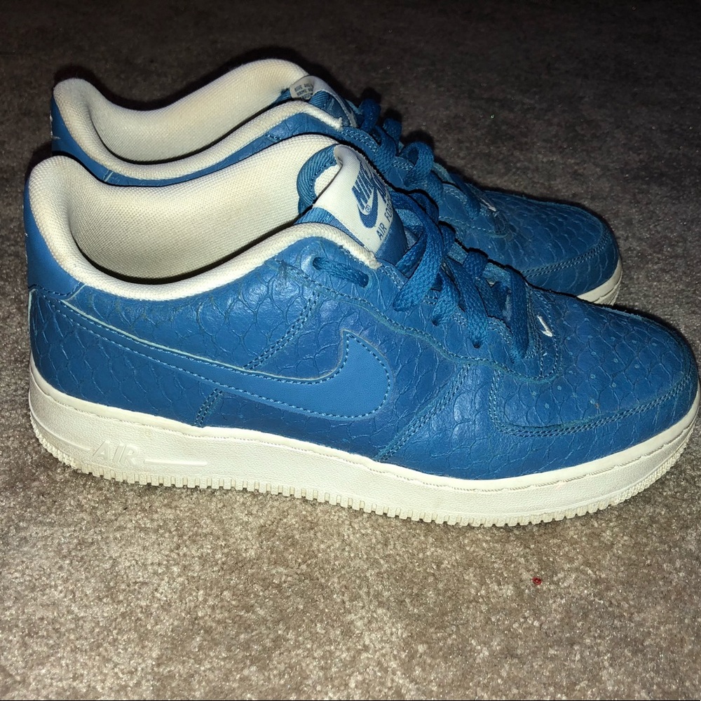 Blue Nike Air Force 1’s